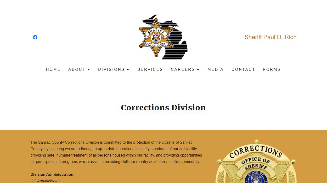 Corrections Division - Sanilac County Sheriff's Office